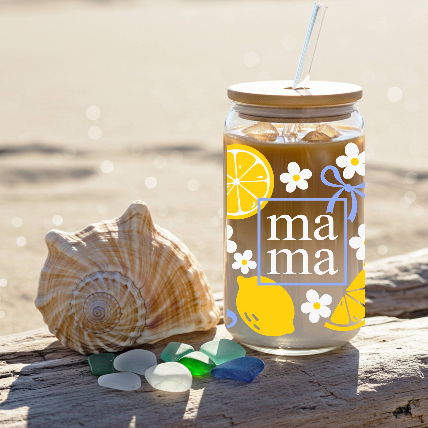 Lemon Mama Glass Mug