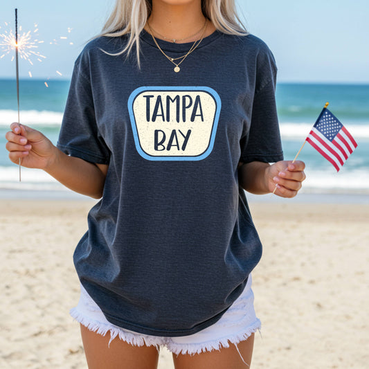 Navy Tampa Block Shirt